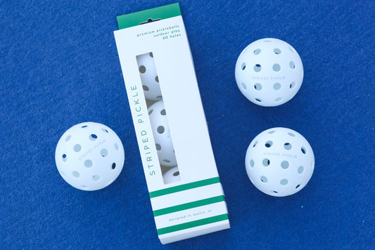 White Pickleballs - Pack of 3